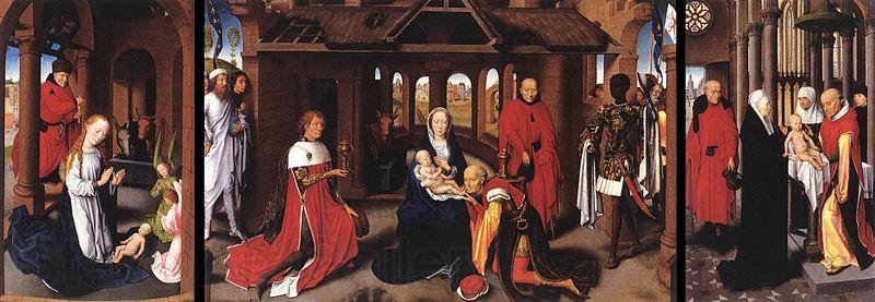 Hans Memling Triptych Germany oil painting art